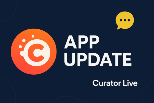 Curator Live app update for photo and video solutions